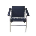 Klassisk Le Corbusier LC1 stol i ægte læder